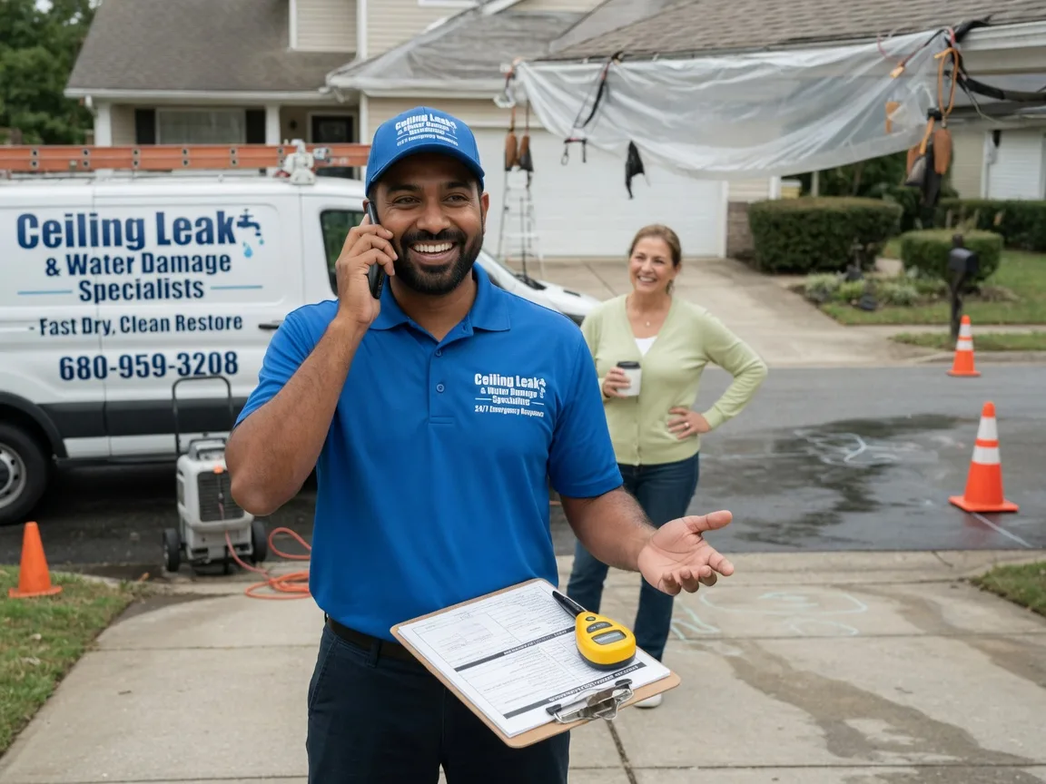 Ceiling Leak Cleanup Shelbyville, MO FAQs